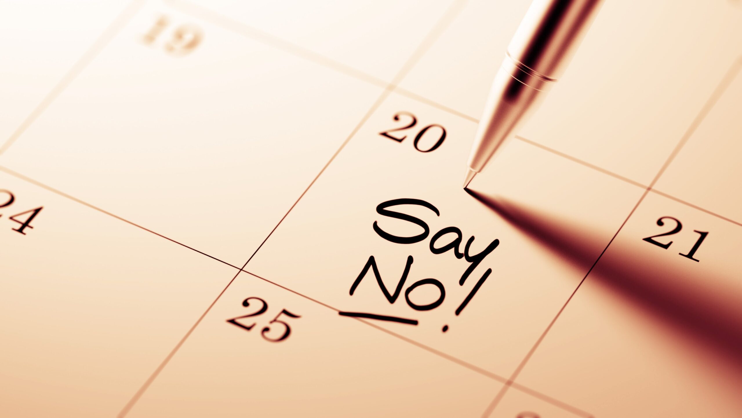 no-spend month learn to say no