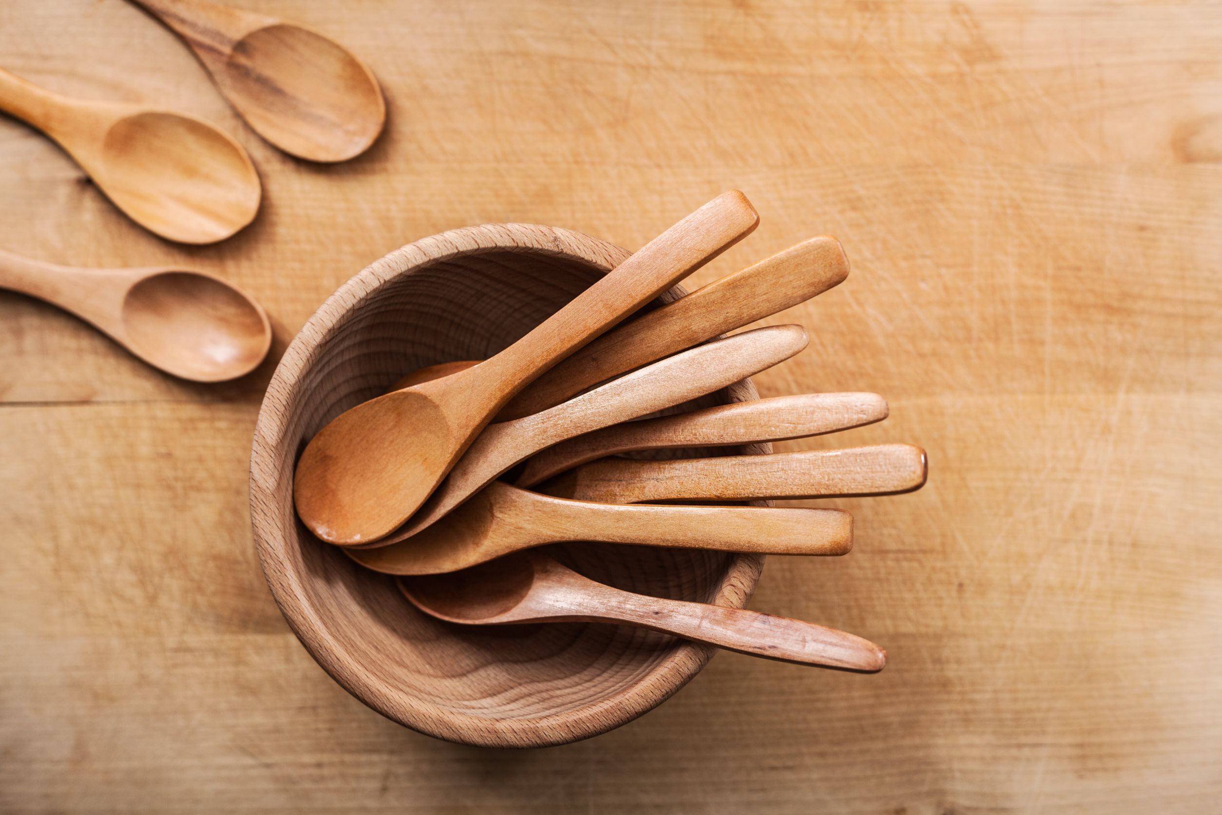 Your first cooking utensil was a wooden spoon