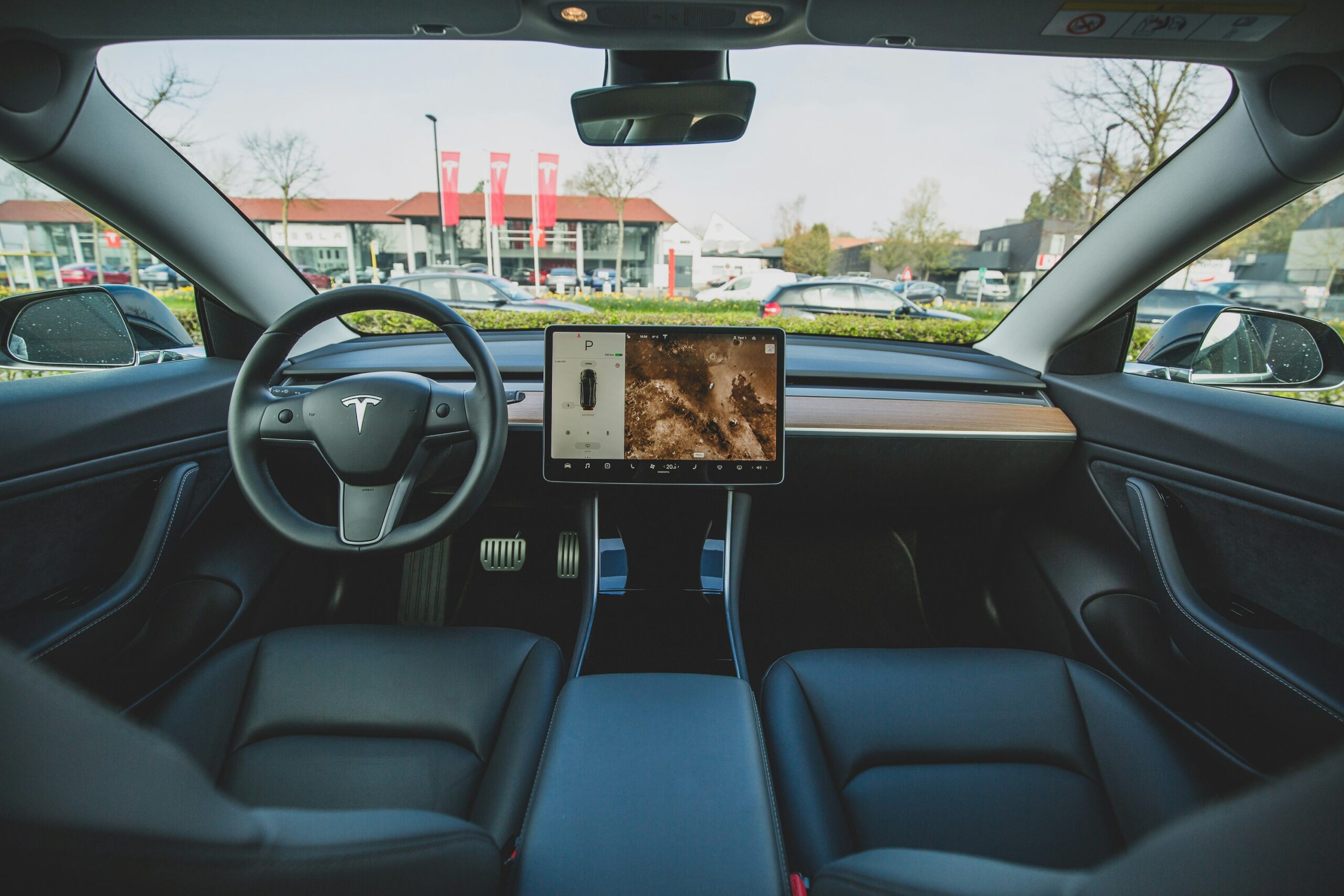 Inside of Tesla