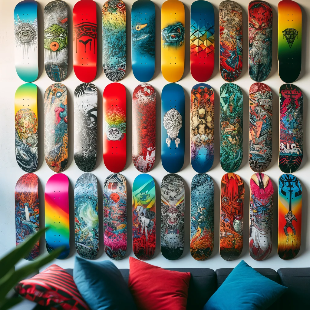 skateboard wall deck