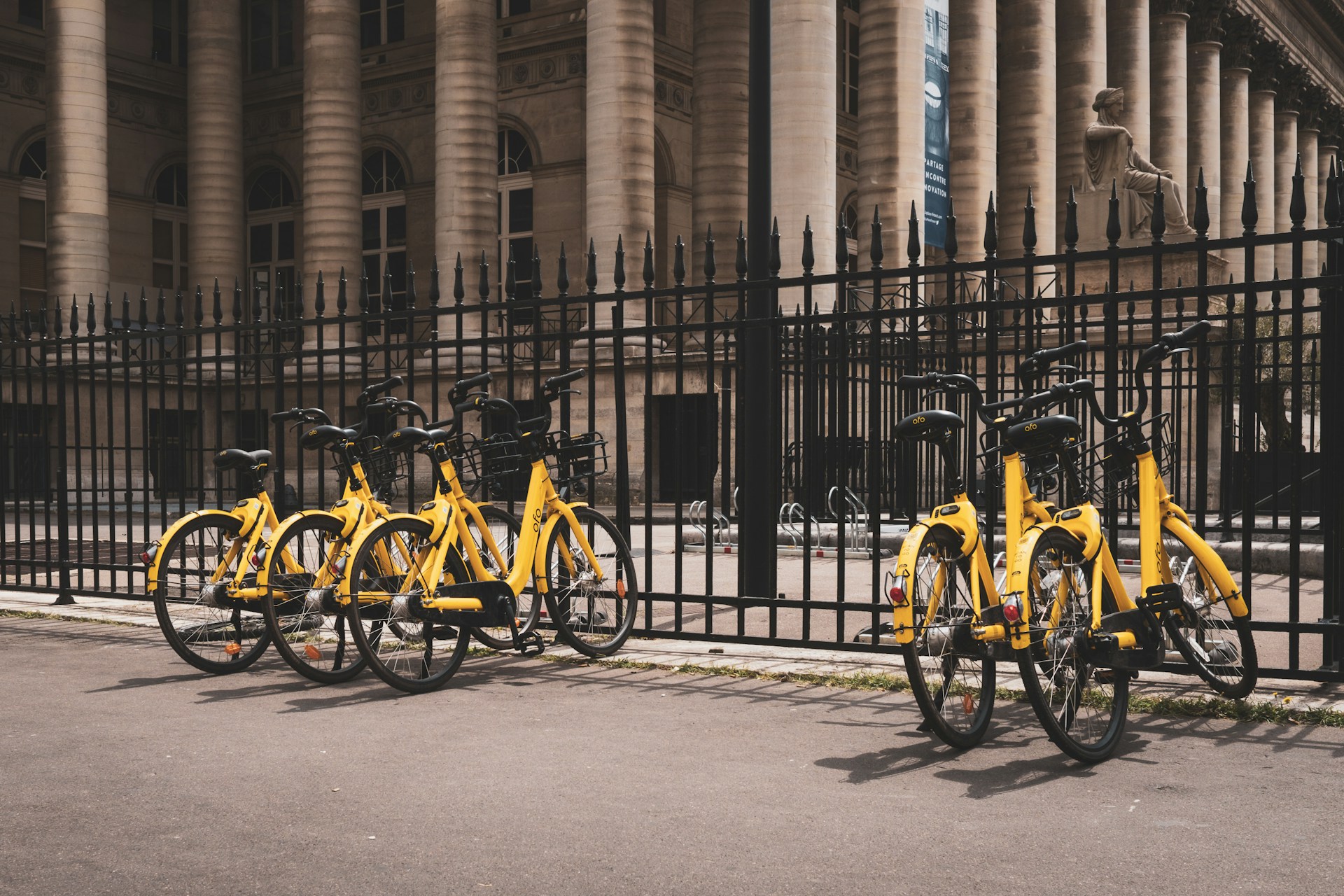 sharing bikes