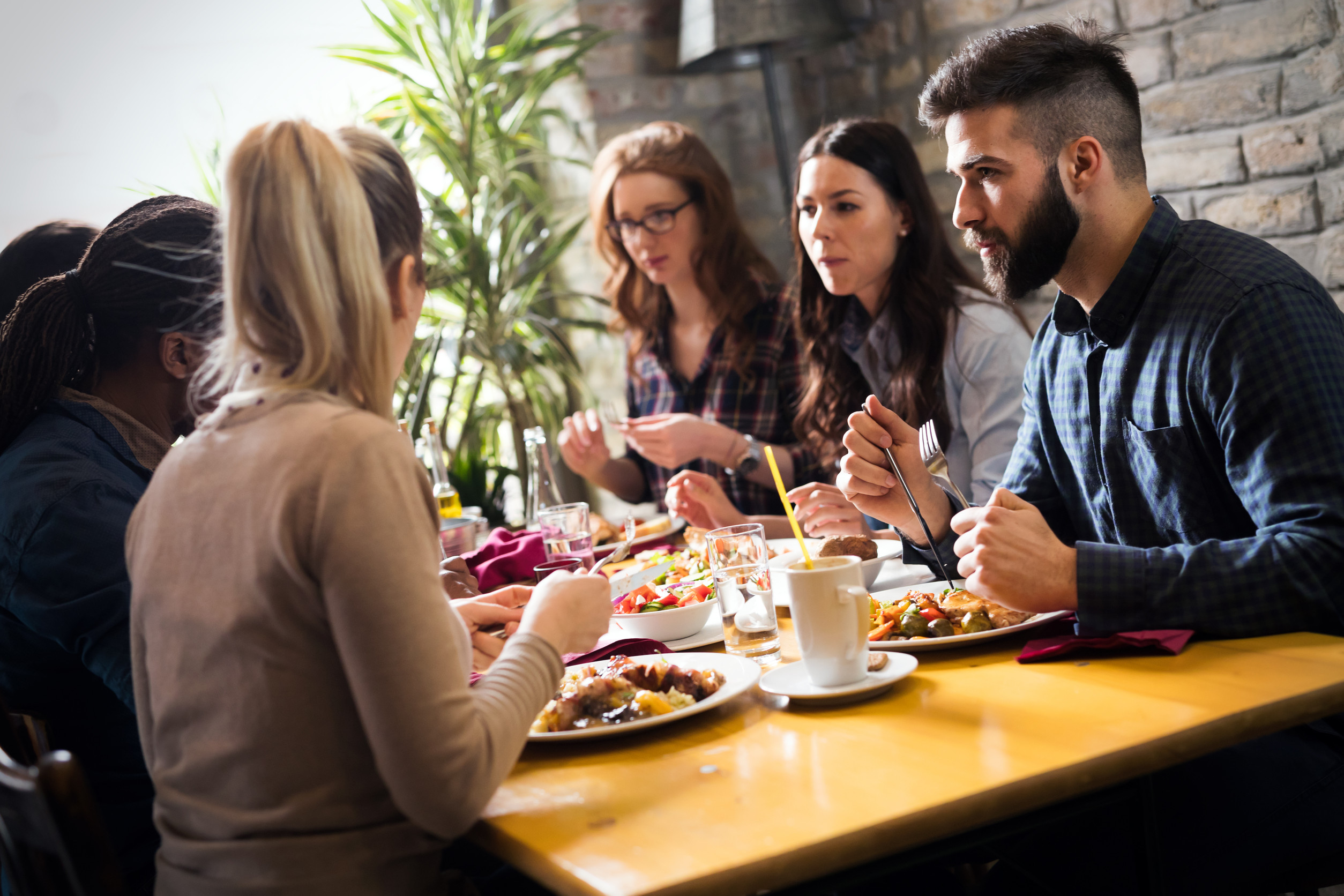 People Dining Out