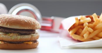 Hamburger and Fries